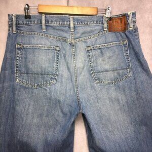 Polo‎ Mens Ashmore Original Blue Jeans size 40x32 Denim Zipper Fly Ralph Lauren